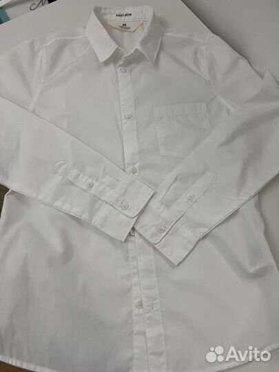 Рубашка школьная 146 152 для мальчика