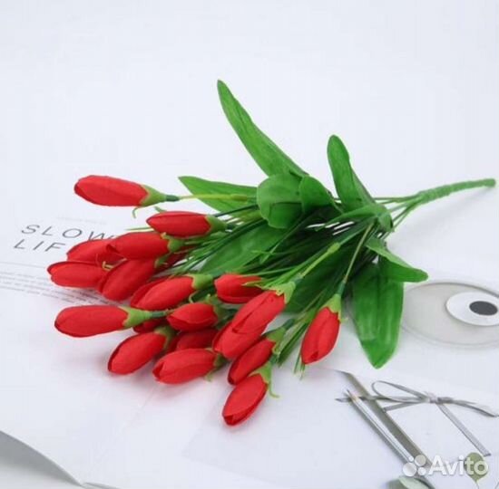 Крокусы-тюльпаны искусственные цветы