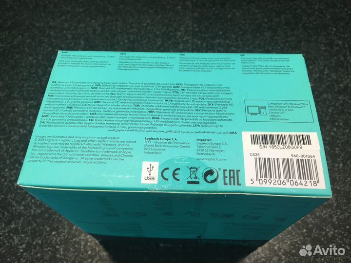 Веб-камера Logitech HD Webcam C525