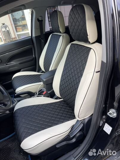 Модельные Авточехлы Автопилот из эко кожи ромб