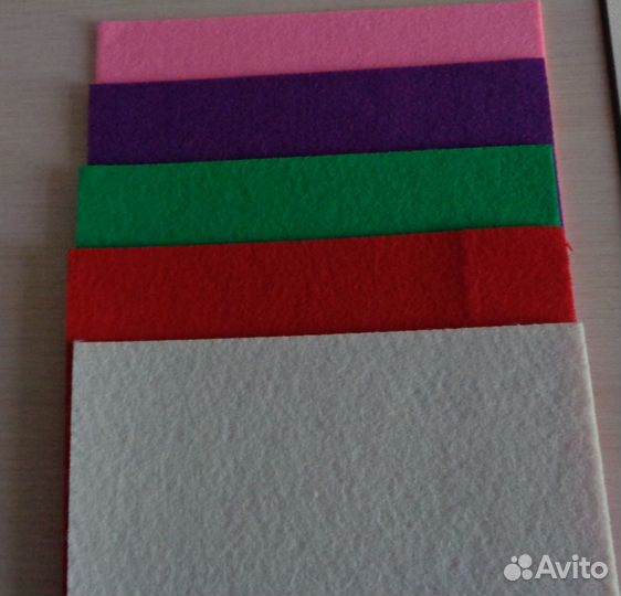 Фетр мягкий, жесткий