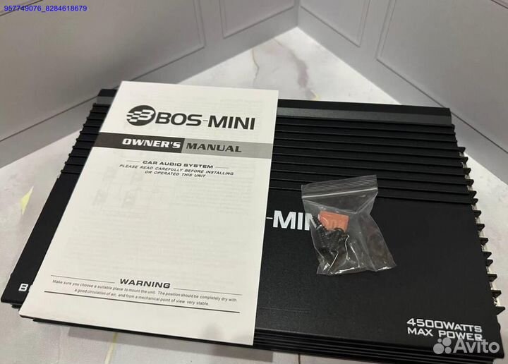 Новый Усилитель BOS-mini BOS-46.4 4500W