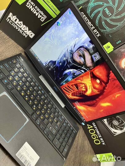 Игровой ноутбук dell i5-9300h/GTX-1650