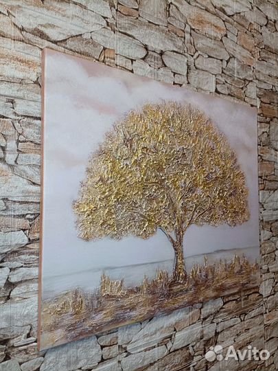Картина текстурная на холсте Дерово жизни
