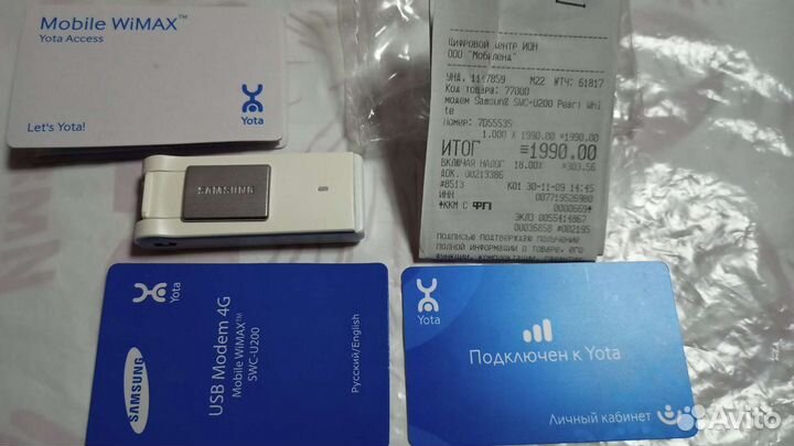 Yota модем samsung SWC-u200
