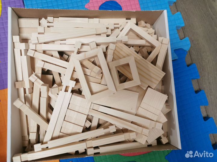 Деревянный конструктор лесовичок