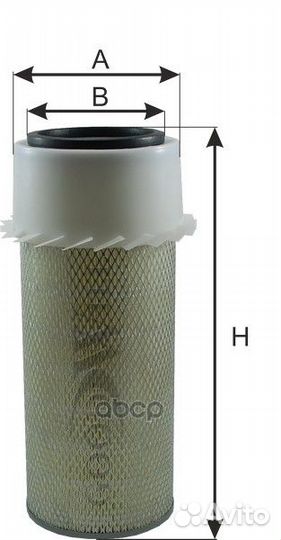 Фильтр воздушный (внешний) HCV AG1104 Goodwill