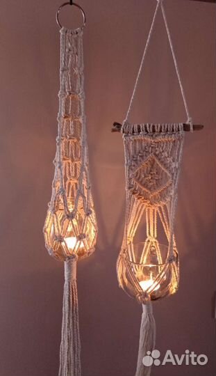 Кашпо макраме