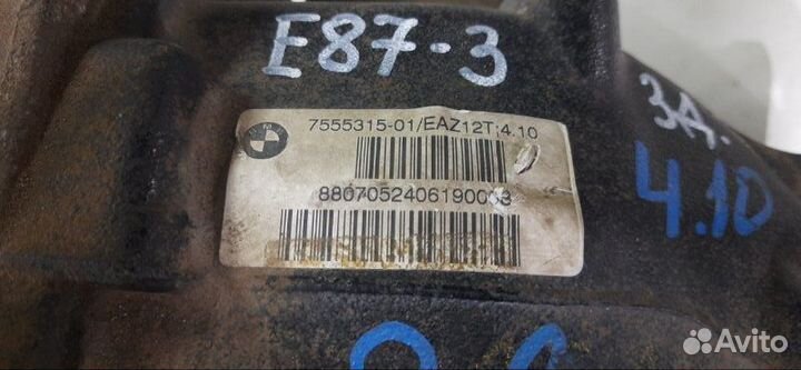 Редуктор моста заднего Bmw 1 Серия E87 N45B16 2007