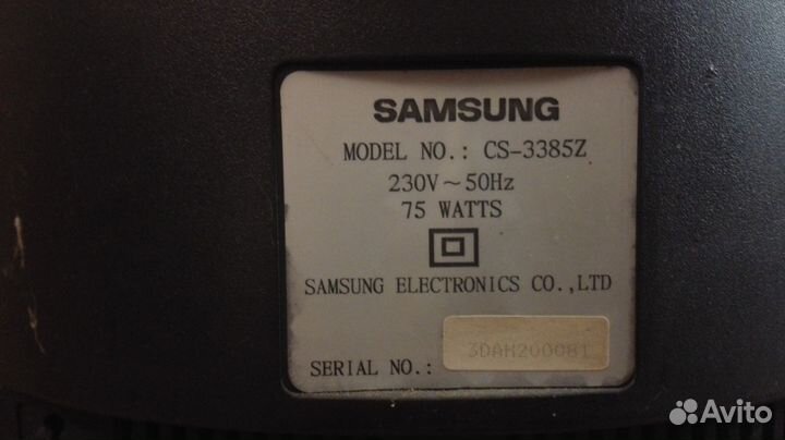 Телевизор samsung cs 3385Z на запчасти