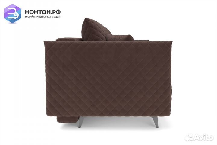 Диван тик-так Вашингтон коричневый