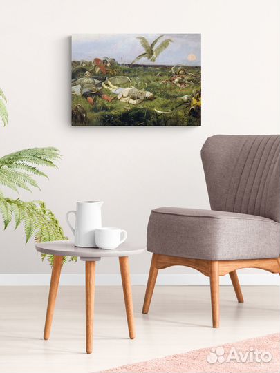 Васнецов картина- После побоища Игоря Святославича