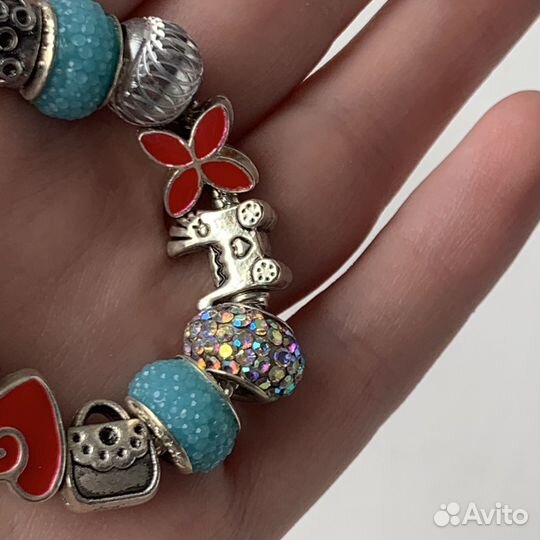 Браслет с шармами 2 штуки