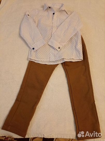 Рубашка и брюки для мальчика 116