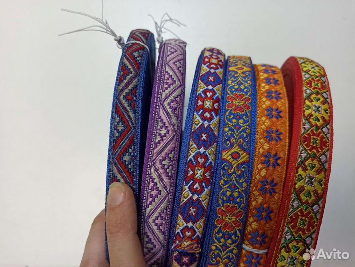 Ленты тесьма жаккардовые