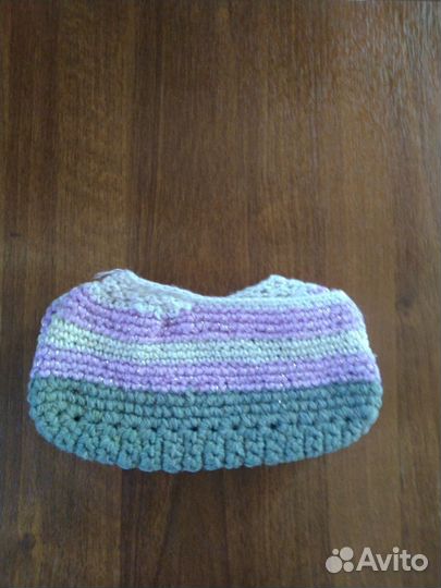 Носки тапки вязаные