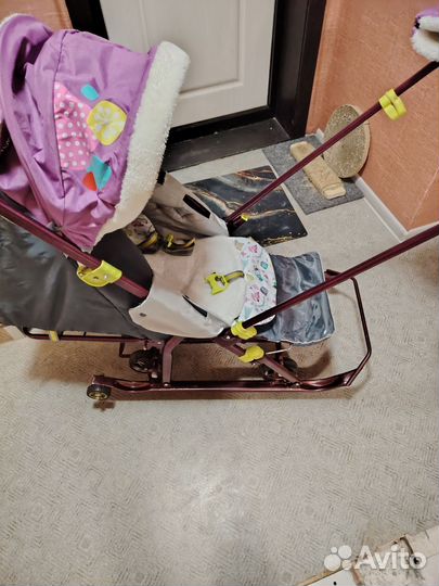 Коляска санки