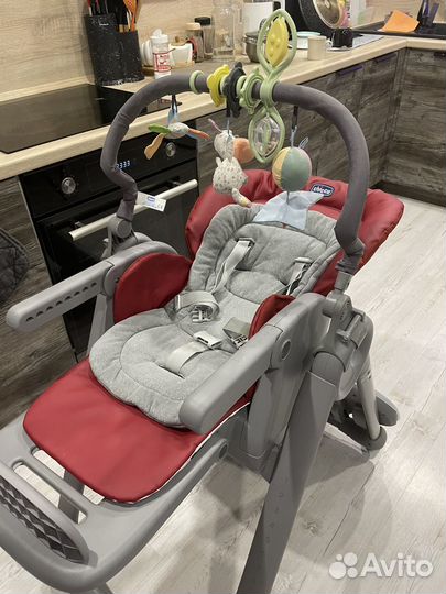 Стульчик для кормления chicco polly magic relax