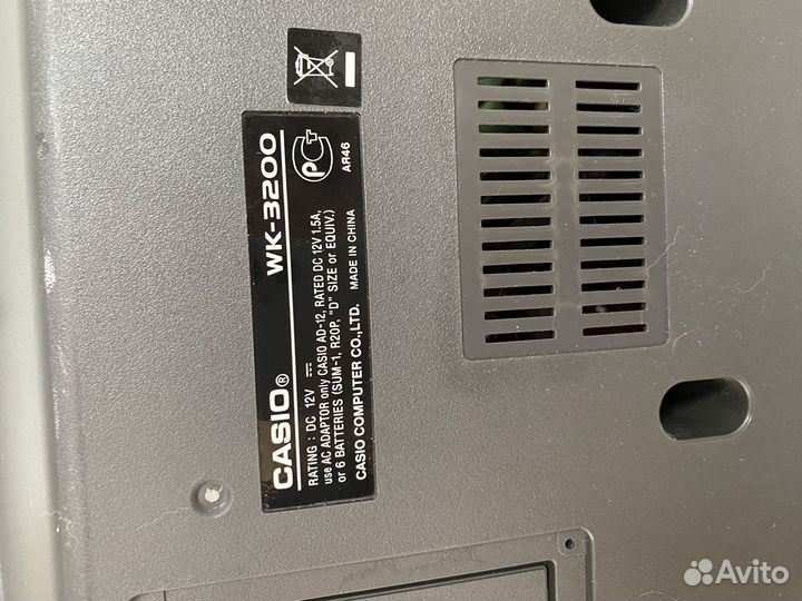 Синтезатор (Электропианино) Casio WK-3200+Стойка