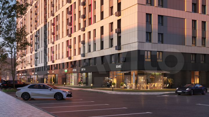 1-к. квартира, 45,5 м², 7/17 эт.