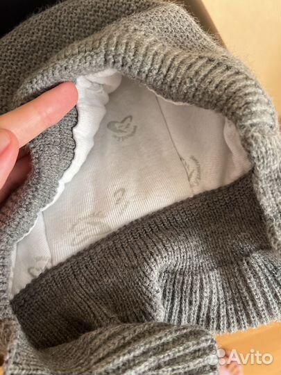 Шапка шлем для мальчика