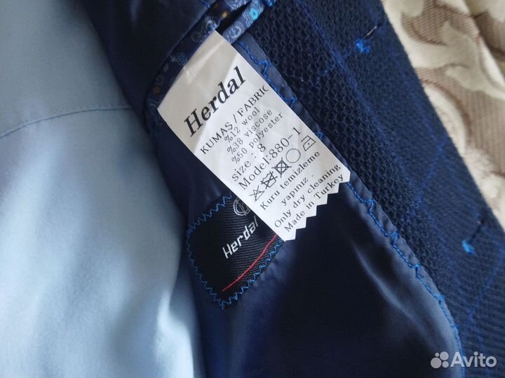 Школьный костюм для мальчика 128 синий