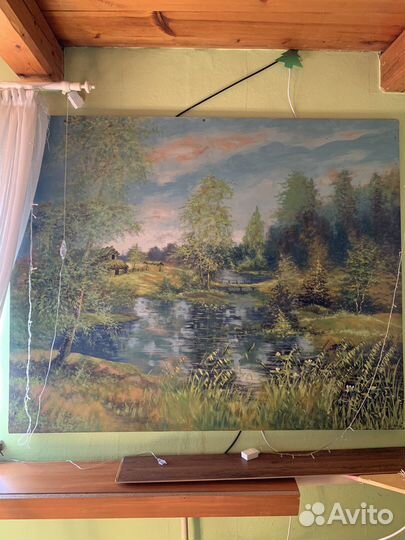 Картина маслом старая