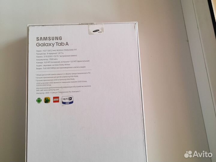 Планшет samsung galaxy tab A SM -T595