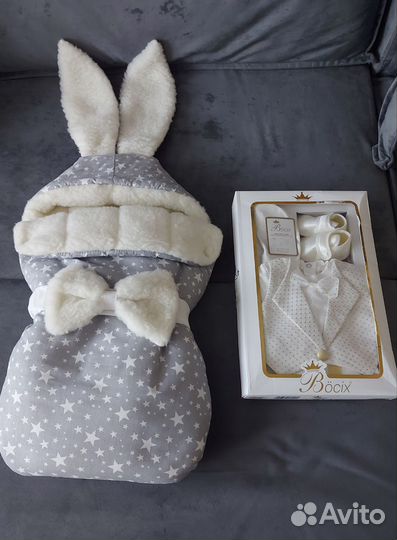 Зимний конверт на выписку