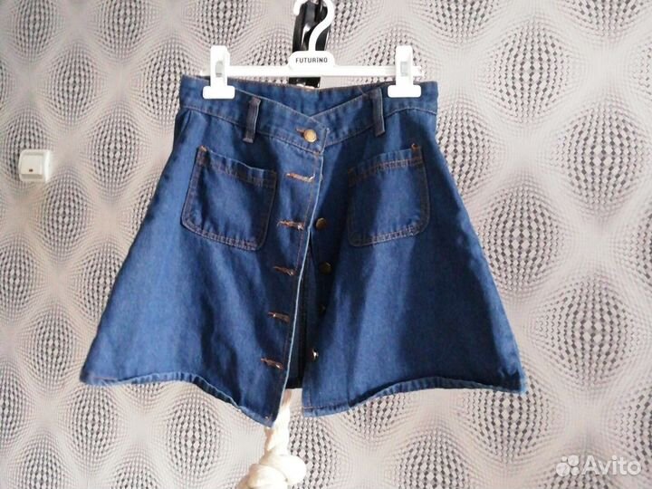 Джинсовая юбка женская