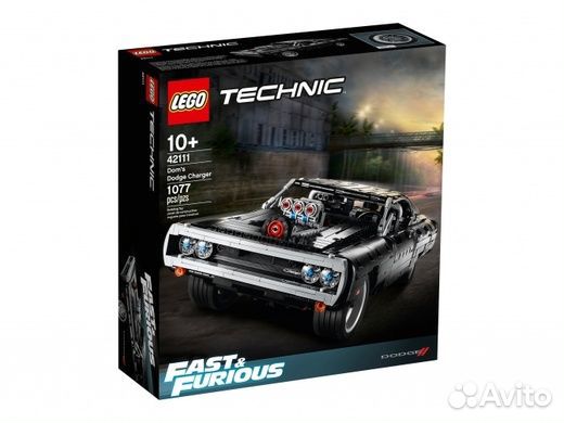 Lego Technic 42111 Dodge Charger Доминика Торетто
