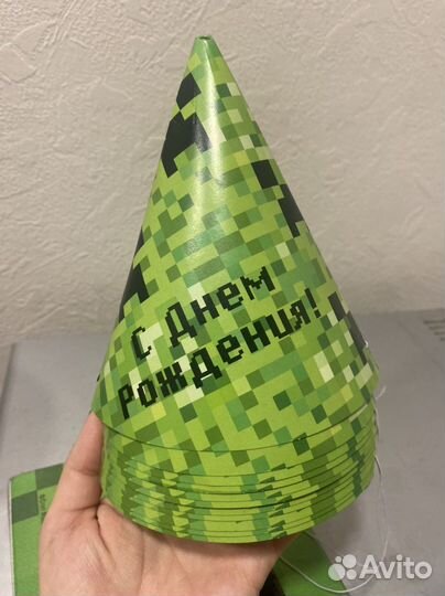 Салфетки и колпаки майнкрафт