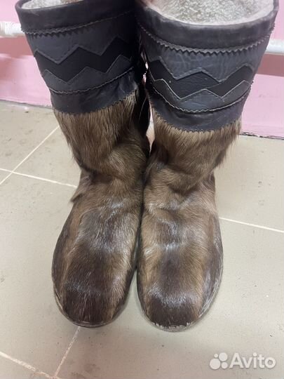 Унты из камуса оленя мужские