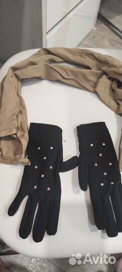 Перчатки и колготки для фигурного катания