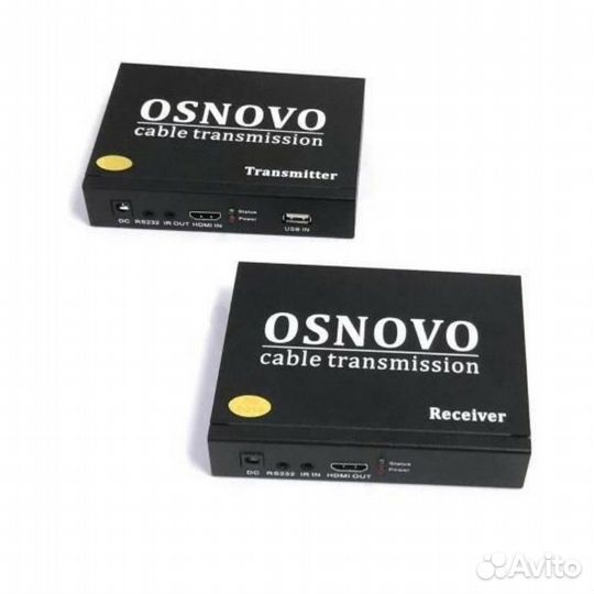 Комплект для передачи hdmi, 2 USB и ик-управления