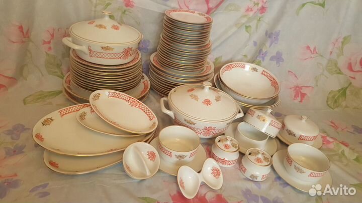 Сервиз столовый Чехословакия Богемия