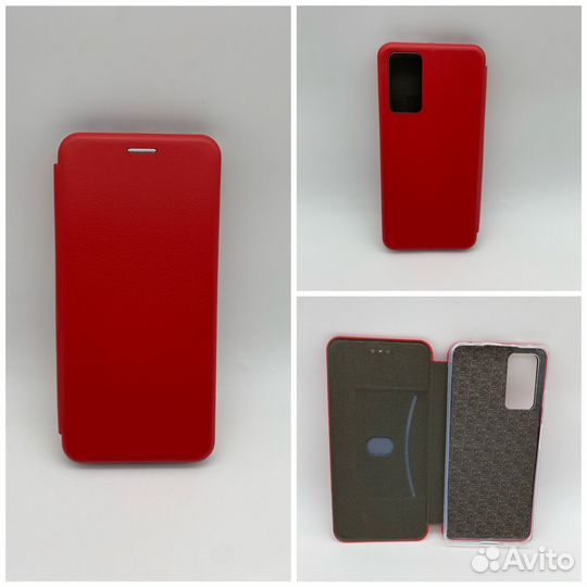 Чехол-книжка для Huawei/Honor/Xiaomi/Tecno (кожа)