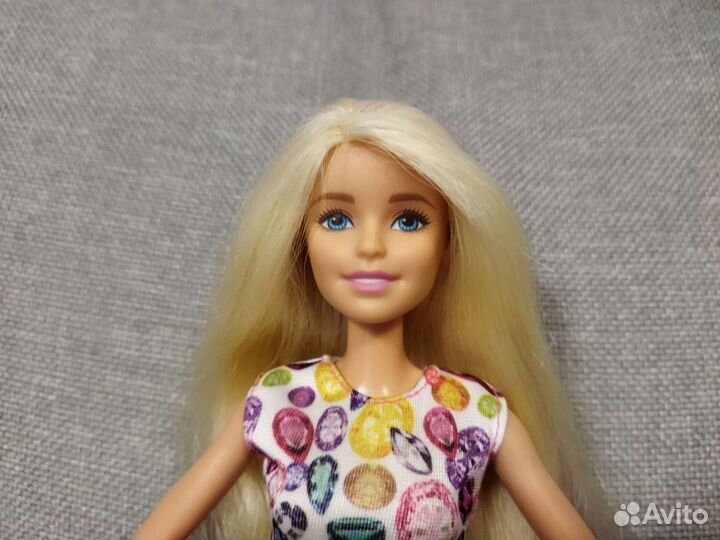 Кукла barbie mattel + Набор Барби цветные локоны