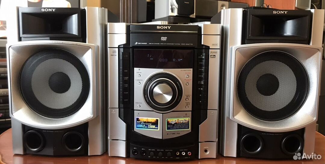 Музыкальный центр sony MHC-GNZ77D