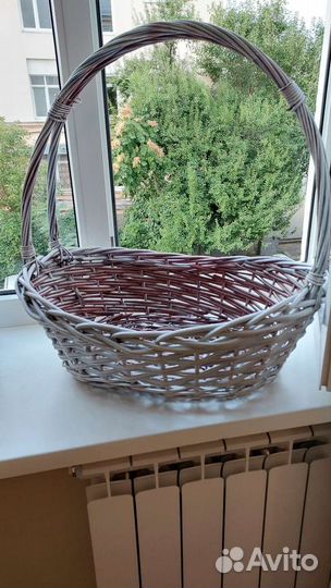 Корзина плетеная большая лоза