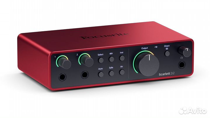 Аудиоинтерфейс USB Focusrite Scarlett 2i2 4th Gen