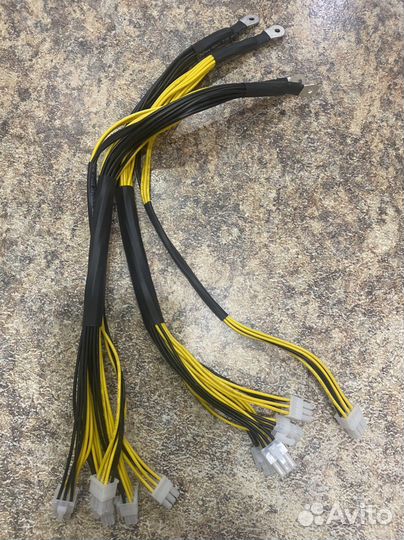 Коса для блока 6 pin для asic S9 и L3+