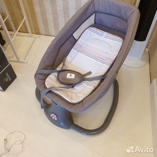 Качели шезлонг для новорожденных