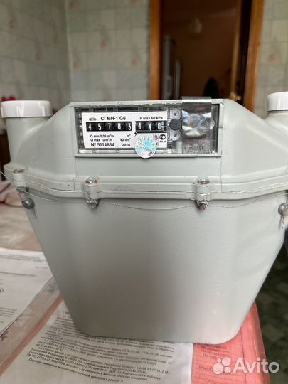 Газовый счетчик g6