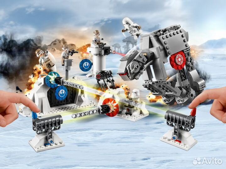 Конструктор Защита базы «Эхо» аналог лего 75241