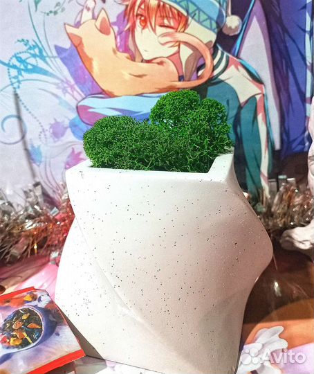 Силиконовая форма Башня кашпо органайзер гипс