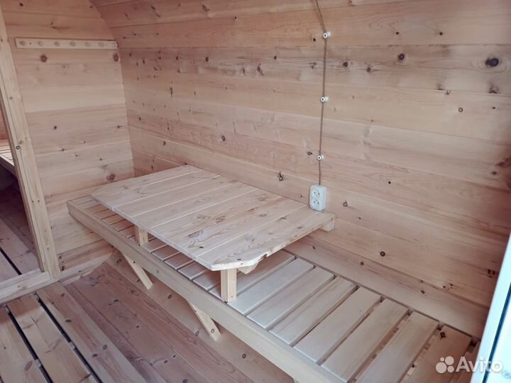 Баня бочка квадро 5 метров под ключ