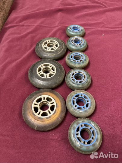 Колеса для роликовых коньков, самокатов