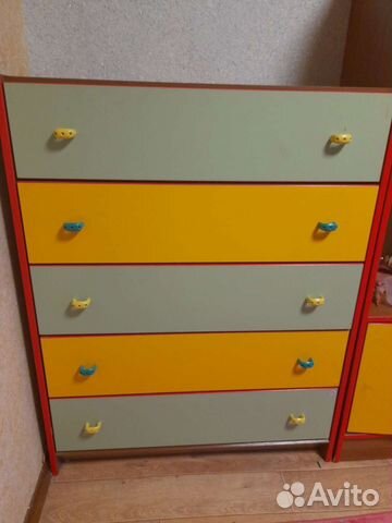 Детская мебель комод и шкаф