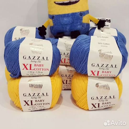 Пряжа для вязания gazzal Baby Cotton XL